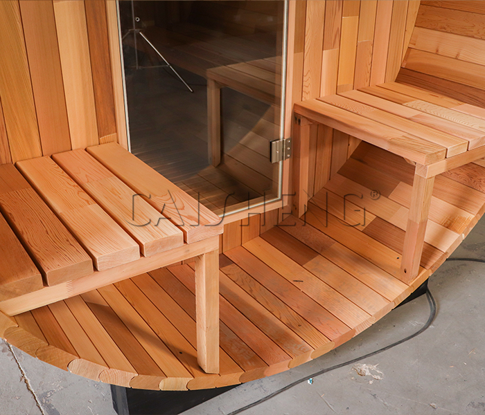 BS-C 4 Person Outdoor Barrel Sauna
