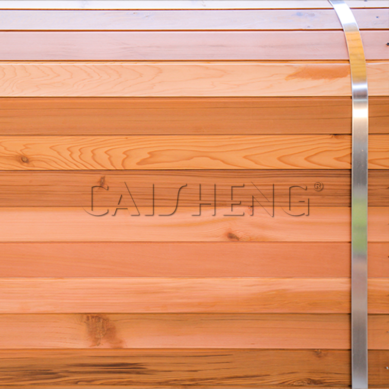 CS-D 4 Person Outdoor Spruce Cube Sauna