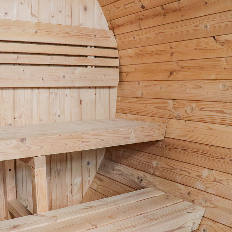 BS-E 4 Person Outdoor Barrel Sauna