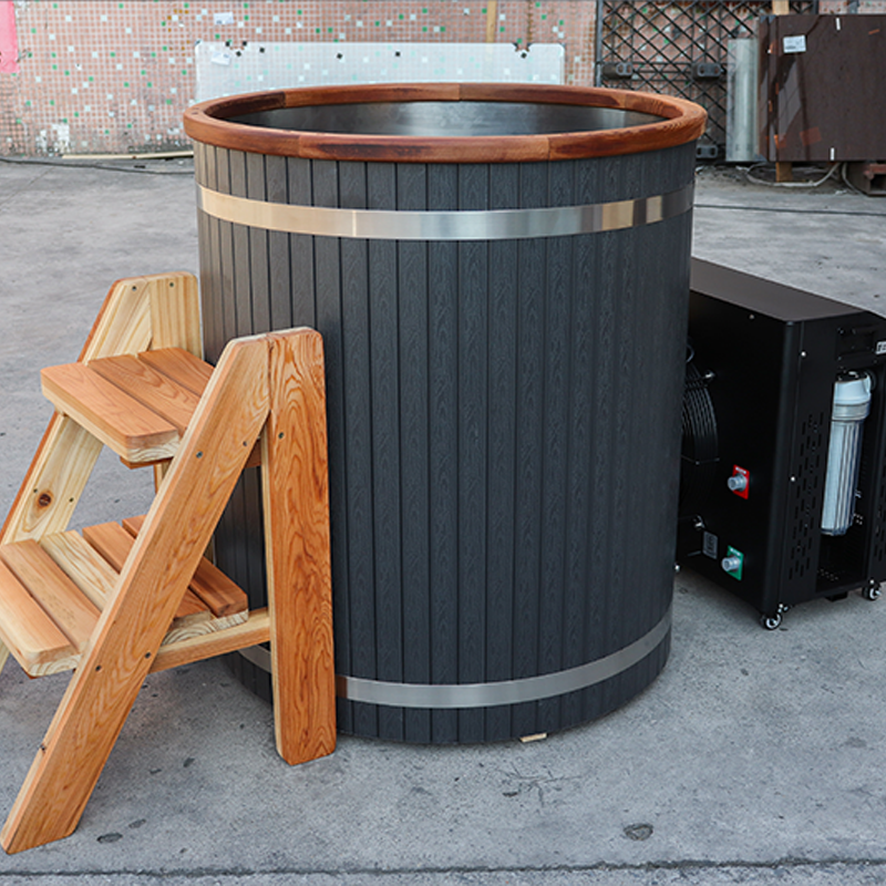 FC-3 Plastic Wood Cold Plunge Tub