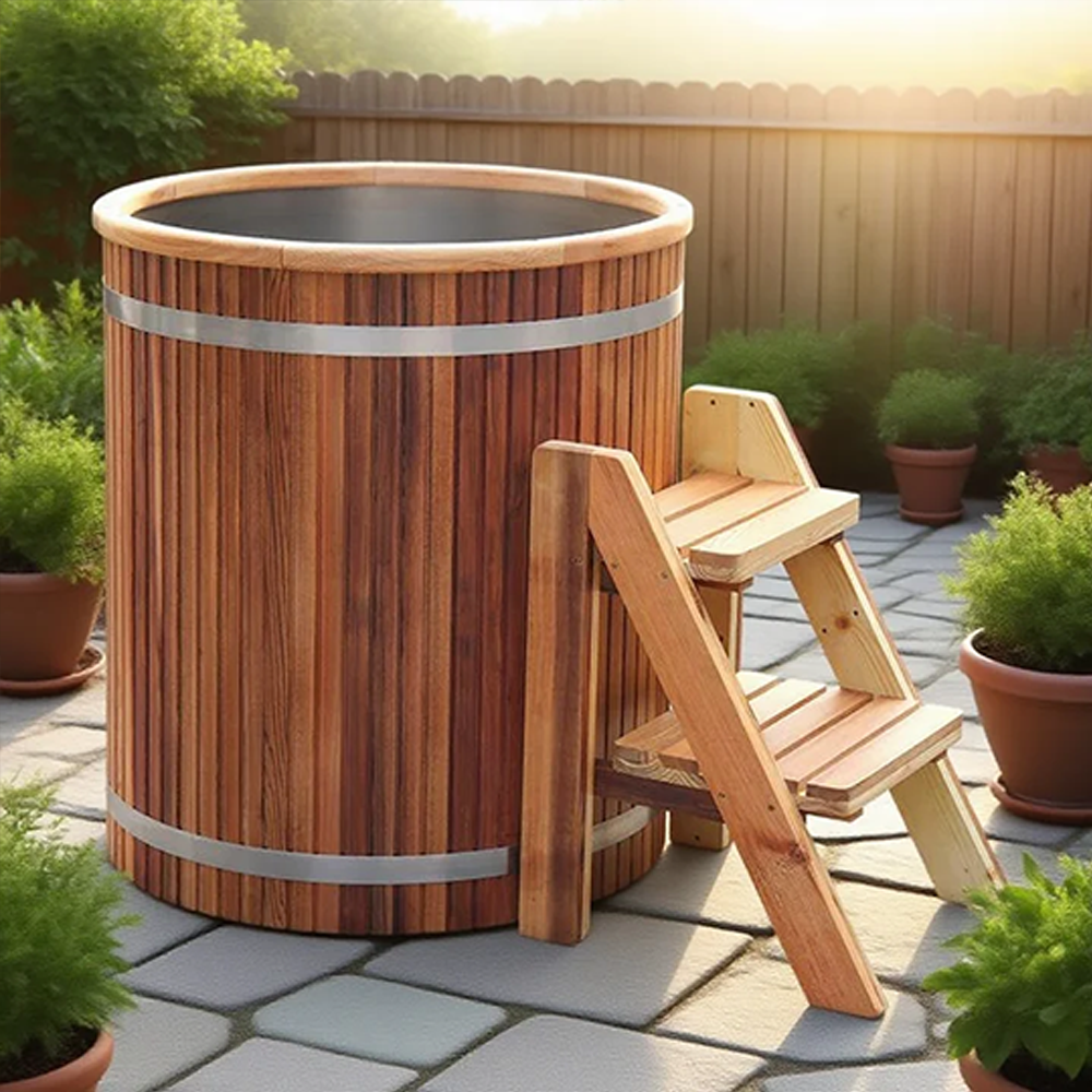 FC-4 Wooden Cold Plunge Tub