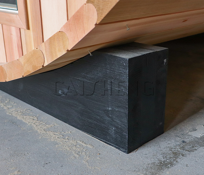 BS-A 4 Person Outdoor Red Cedar Barrel Sauna