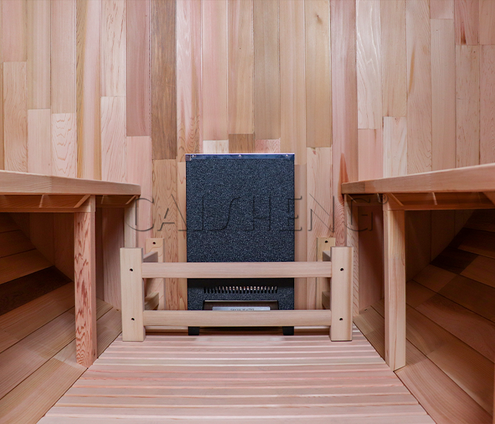 BS-A 4 Person Outdoor Red Cedar Barrel Sauna