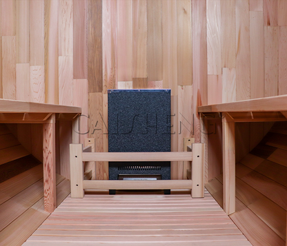 BS-A 4 Person Outdoor Red Cedar Barrel Sauna