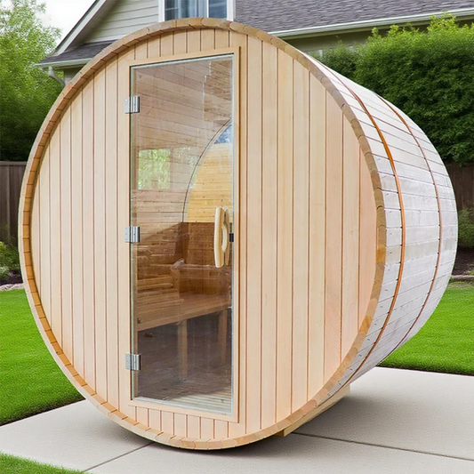 BS-B 2 Person Outdoor Barrel Sauna