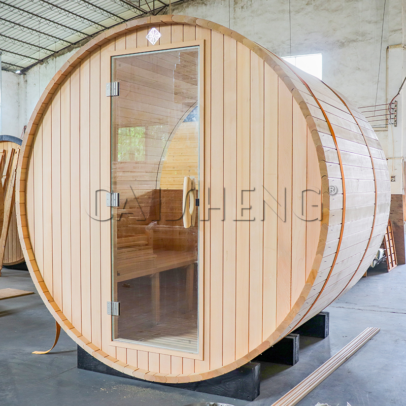 BS-B 2 Person Outdoor Barrel Sauna