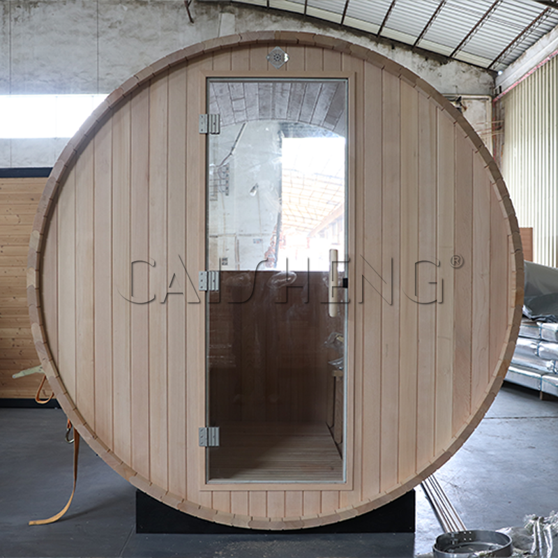 BS-B 2 Person Outdoor Barrel Sauna