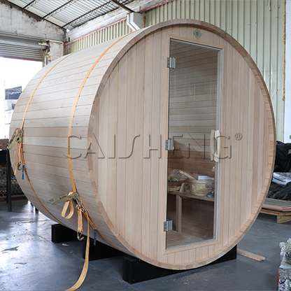 BS-B 2 Person Outdoor Barrel Sauna