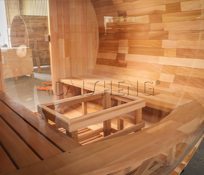 BS-C 4 Person Outdoor Barrel Sauna