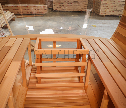BS-C 4 Person Outdoor Barrel Sauna