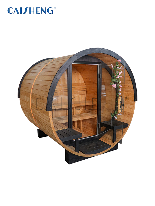 BS-E 4 Person Outdoor Barrel Sauna