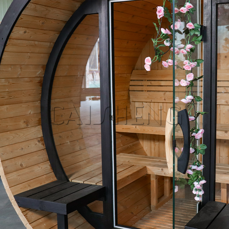 BS-E 4 Person Outdoor Barrel Sauna