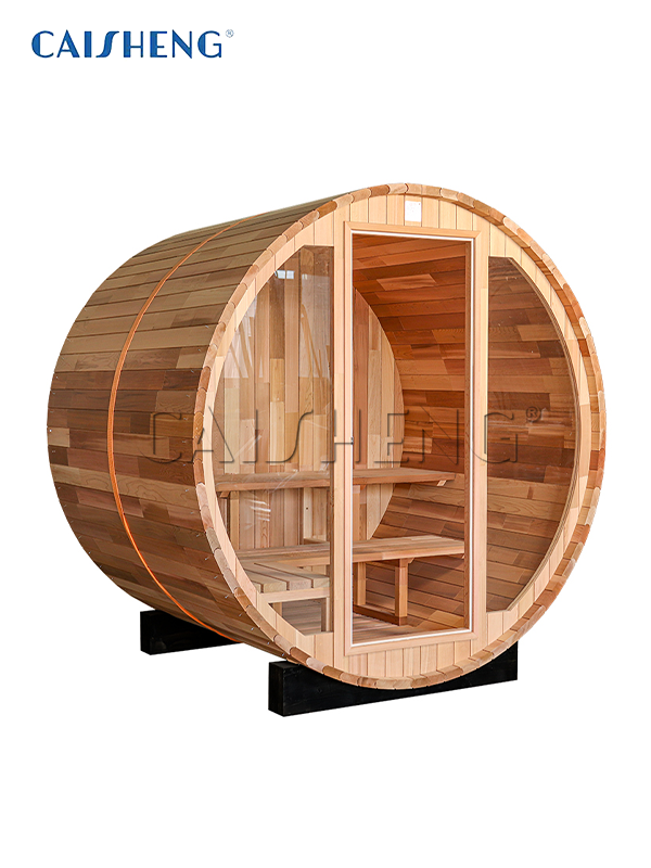 BS-F 2 Person Outdoor Barrel Sauna