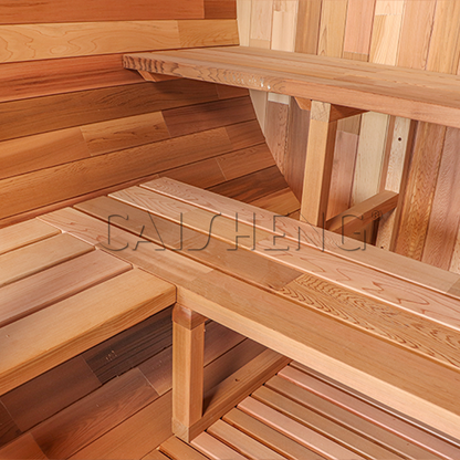 BS-F 2 Person Outdoor Barrel Sauna