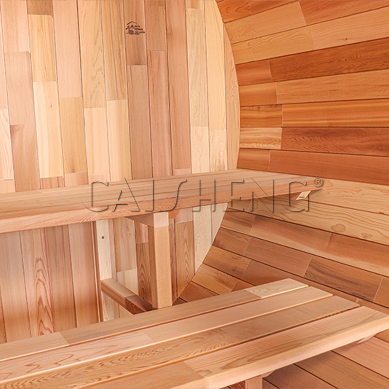 BS-F 2 Person Outdoor Barrel Sauna