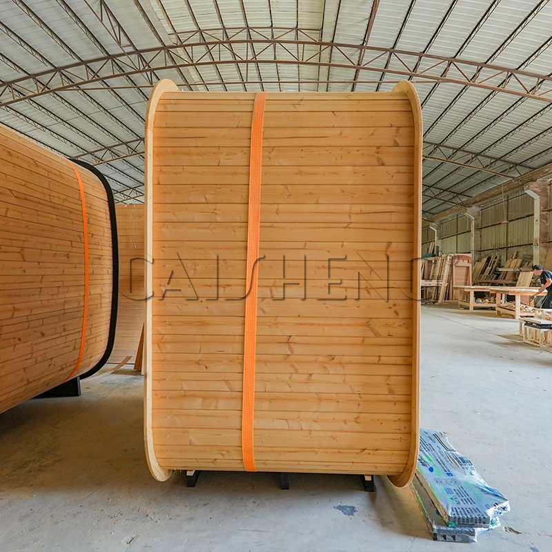 CS-A 4 Person Outdoor Spruce Cube Sauna
