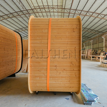 CS-A 4 Person Outdoor Spruce Cube Sauna