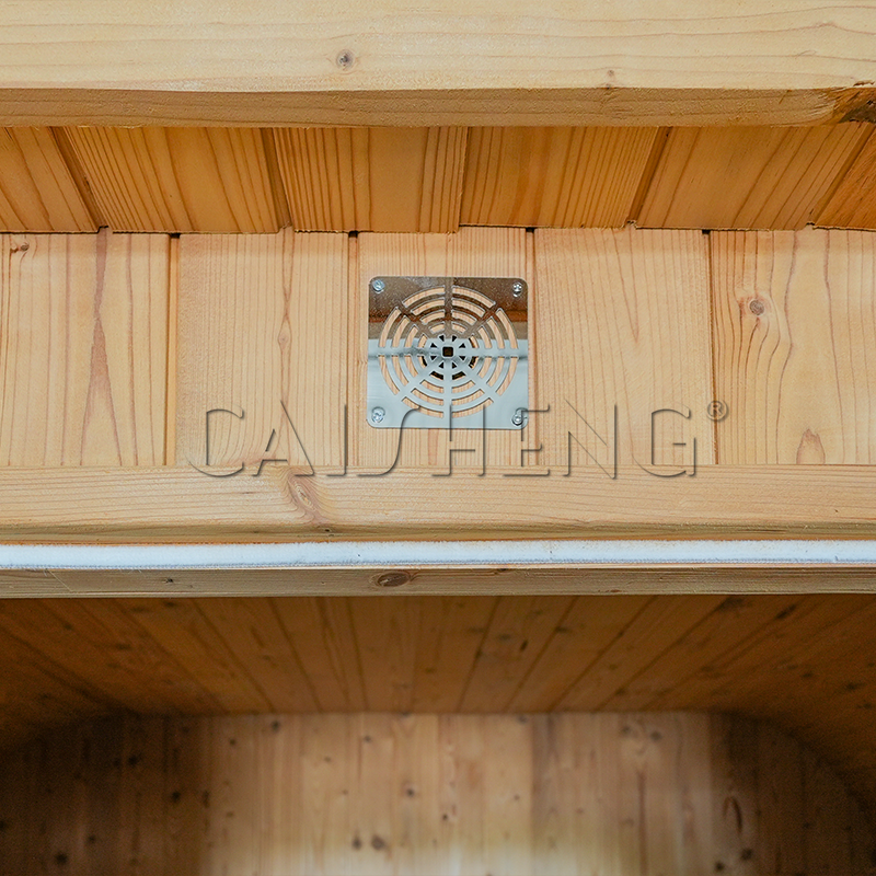 CS-A 4 Person Outdoor Spruce Cube Sauna