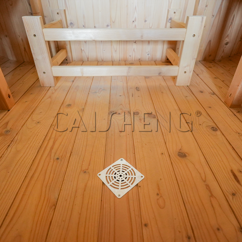 CS-A 4 Person Outdoor Spruce Cube Sauna