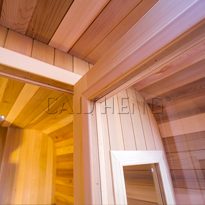 CS-D 4 Person Outdoor Spruce Cube Sauna