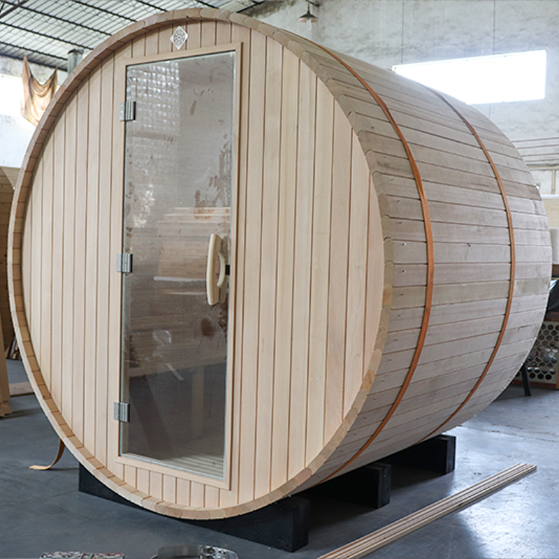 BS-B 2 Person Outdoor Barrel Sauna