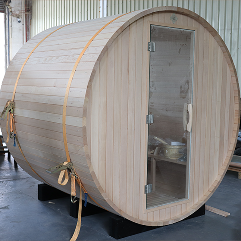 BS-B 2 Person Outdoor Barrel Sauna