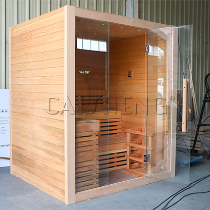 CTS-06 3 Person Hemlock Traditional Indoor Sauna