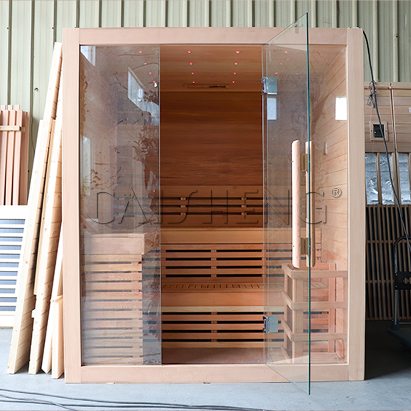 CTS-06 3 Person Hemlock Traditional Indoor Sauna