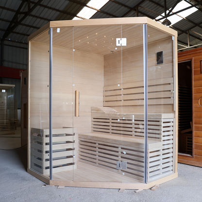 CTS-10 6 Person Hemlock Traditional Indoor Sauna