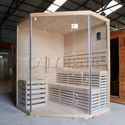 CTS-10 6 Person Hemlock Traditional Indoor Sauna