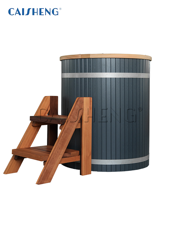 FC-3 Plastic Wood Cold Plunge Tub
