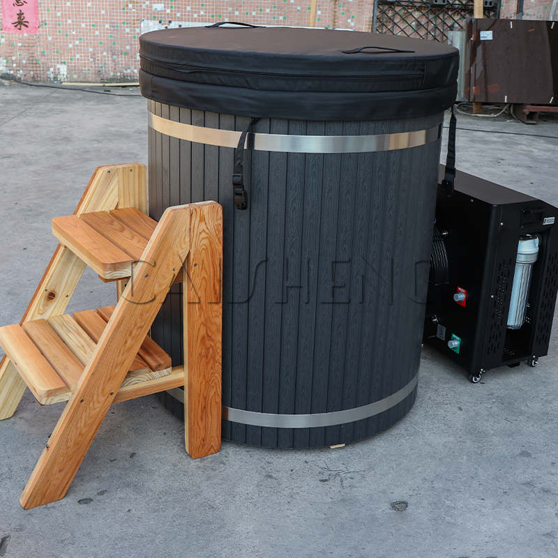 FC-3 Plastic Wood Cold Plunge Tub