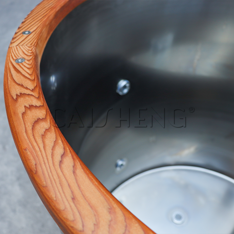 FC-3 Plastic Wood Cold Plunge Tub