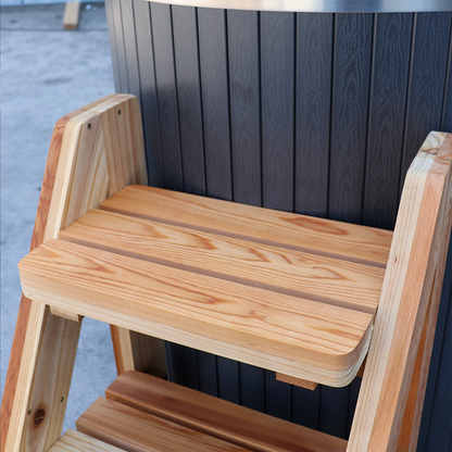 FC-3 Plastic Wood Cold Plunge Tub