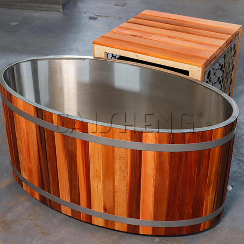 FC-6 Wooden Cold Plunge Tub